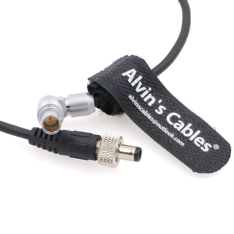 Alvin's Cables Z CAM E2 Flagship Rotatable Right Angle 2 Pin to Straight Lock DC Power Cable for Atomos Ninja V OSEE G7 Monitor Adjustable 90 Degrees 2 Pin Cord for Z CAM E2-S6 E2-F6 E2-F8 - Image 2